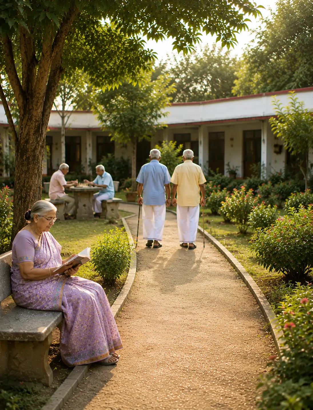 Life at Ashrayadhama